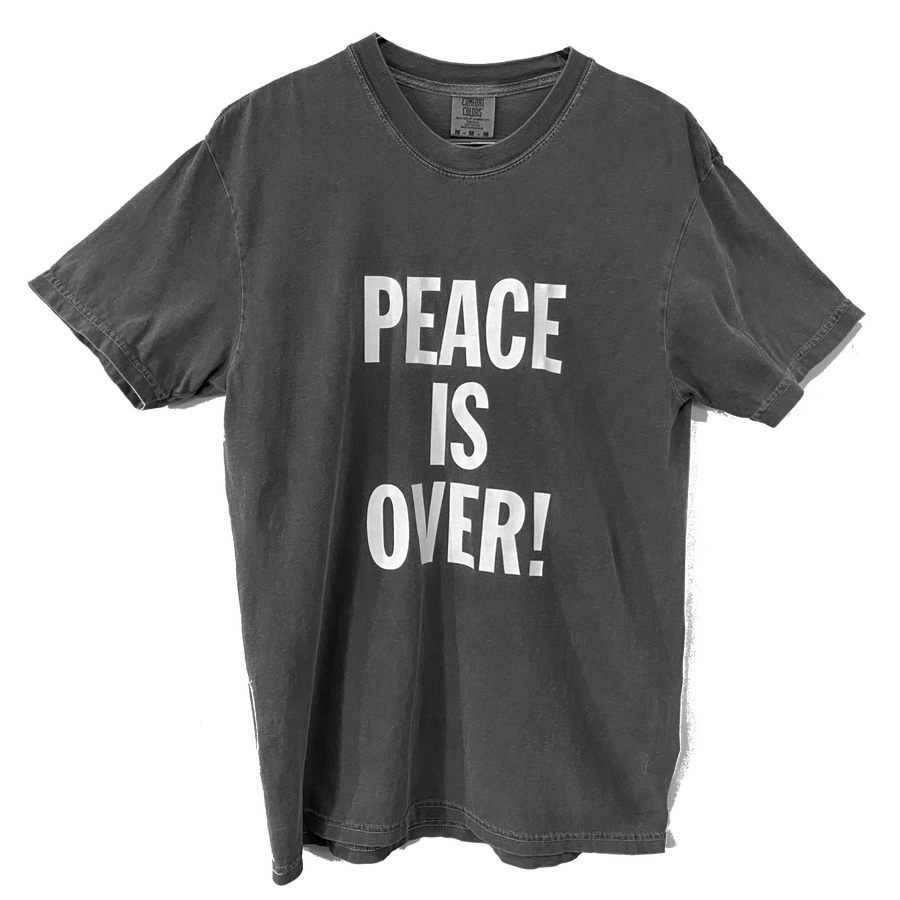 "PEACE IS OVER" Glow-in-the-dark Tee Shirt